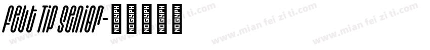 Felt Tip Senior字体转换